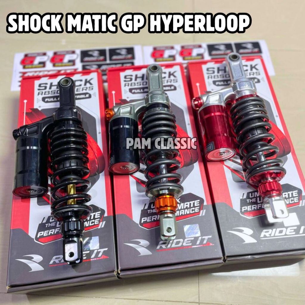 Jual Shock RIDE IT NEW GP Hyperloop Shockbreaker Skok Matic Double Klik ...
