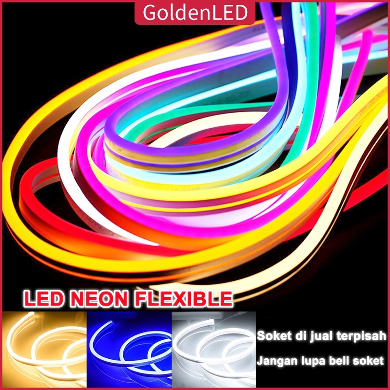 Jual GOLDEN LED Lampu neon Flex Led Selang Flexible Sign Strip Flexibel ...