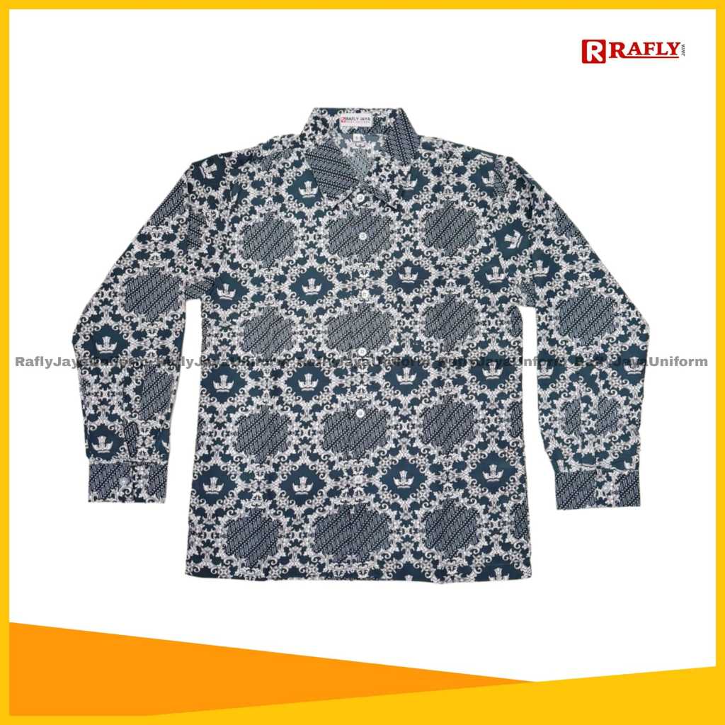 Jual Baju Batik SMA - Seragam Batik SMA Nasional Lengan Panjang ...