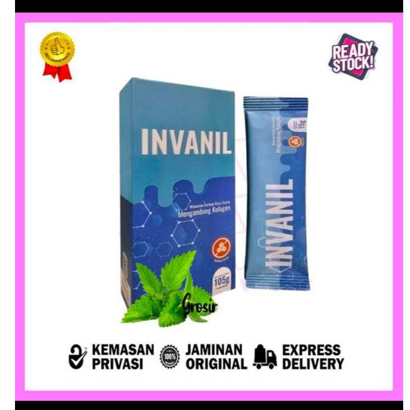 Jual INVANIL ORIGINAL Minuman Collagen Rasa Vanilla Mengatasi Masalah ...