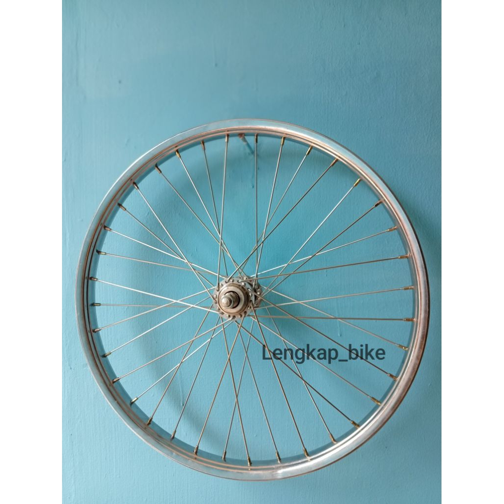 Jual Wheelset / Lingkar / Velg / Rim Besi Sepeda 20 inch BMX Set Siap ...