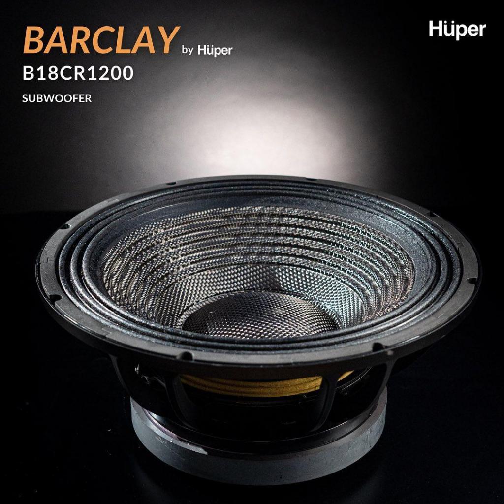 Jual Barclay Subwoofer Komponen Huper B18CR1200 Carbon Coil 18 Inch ...