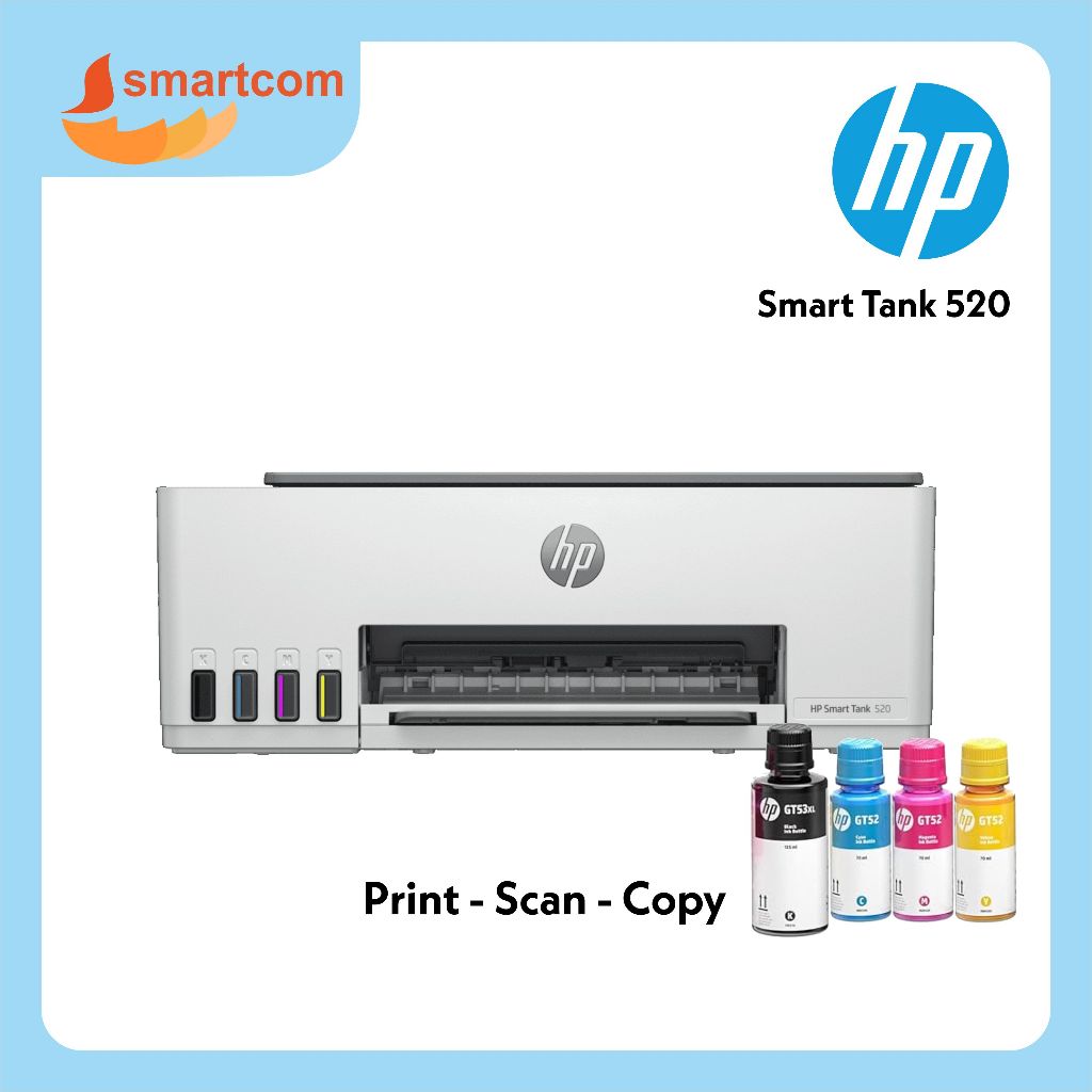 Jual Printer HP Smart Ink Tank 520 A4 All in One Print Scan Copy ...