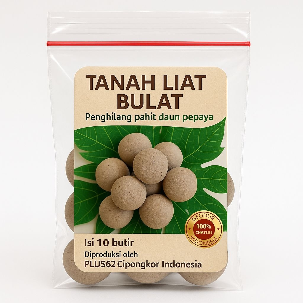 Tanah Liat Tanah Ampo Bulat Kering Isi 20 Pcs Termurah