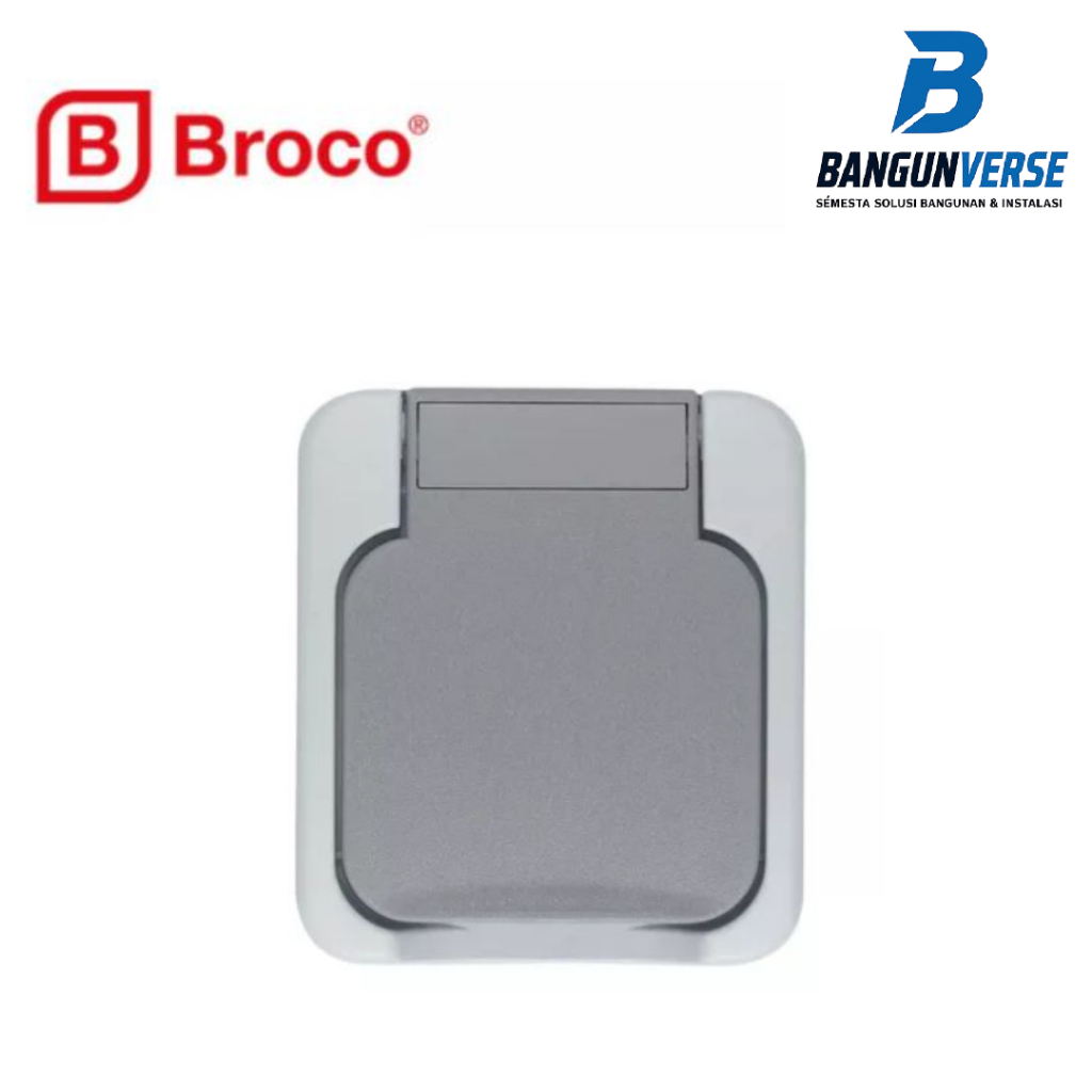Jual STOP KONTAK BROCO GALLEO G151 IB ATLANTIC 2161 INBOW PUTIH WHITE ...