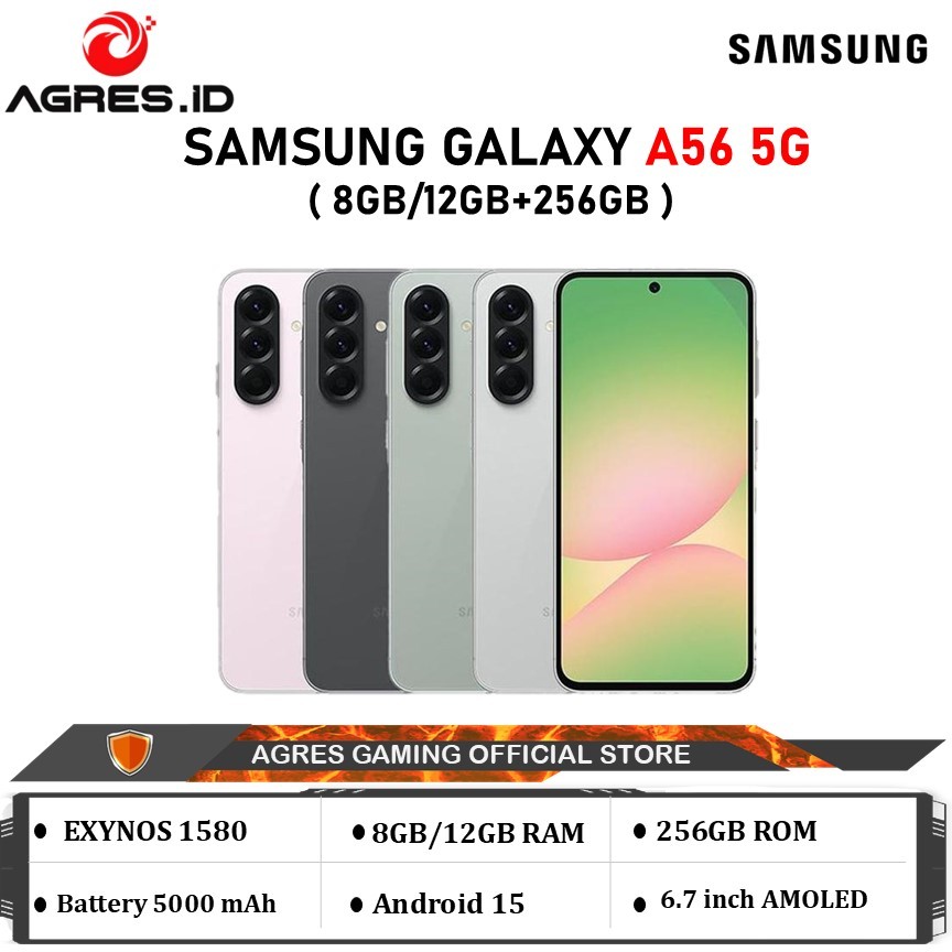 Jual Samsung Galaxy A56 5G 8GB/256GB I 12GB/256GB Garansi Resmi Samsung