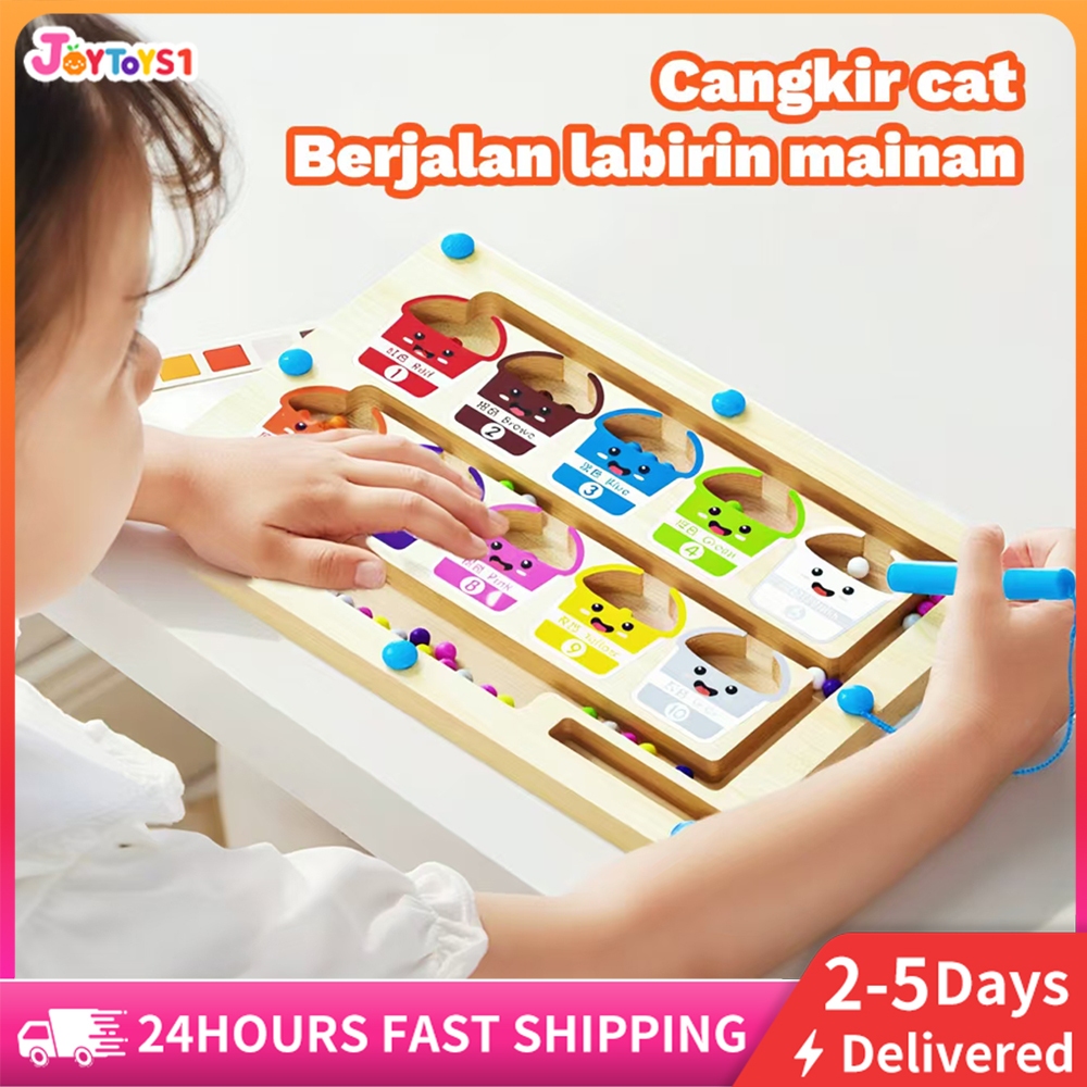 Jual JOYTOYS1 Papan Magnet Klasifikasi Warna Maze Mainan Anak Labirin ...