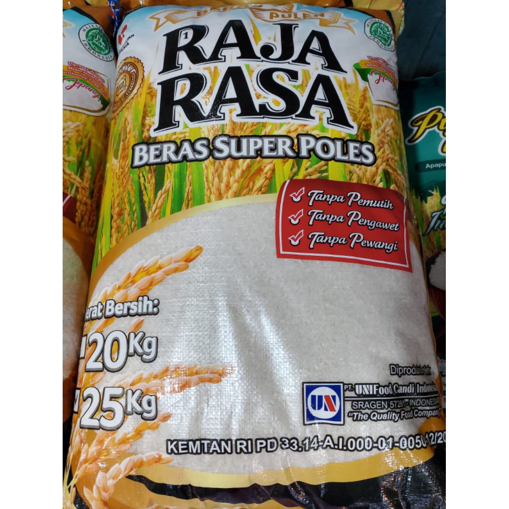 Jual Beras Raja Rasa Super Poles 25kg | Shopee Indonesia