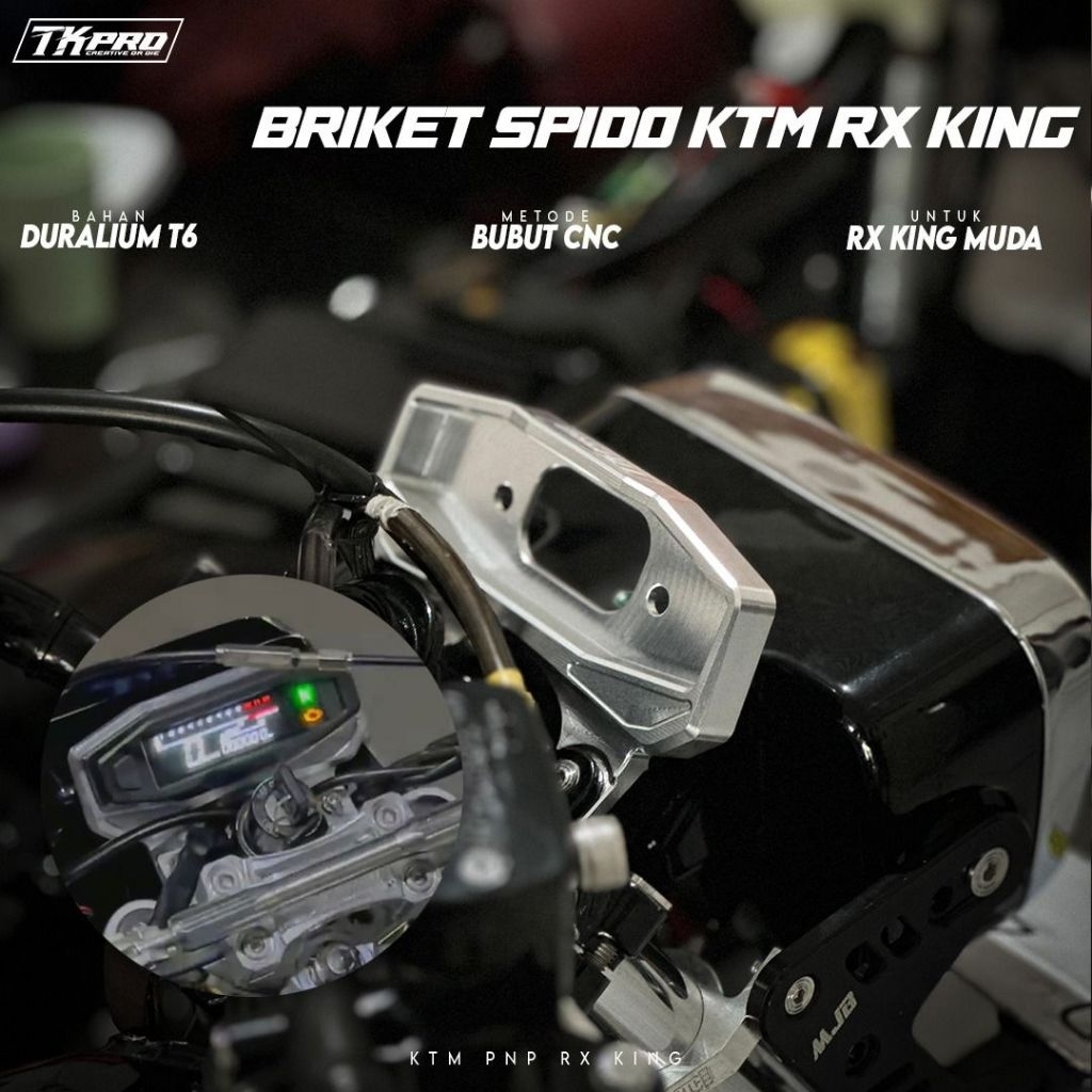 Jual BREKET SPEEDOMETER KTM PNP RX KING SERIES TK PRO CNC | Shopee ...