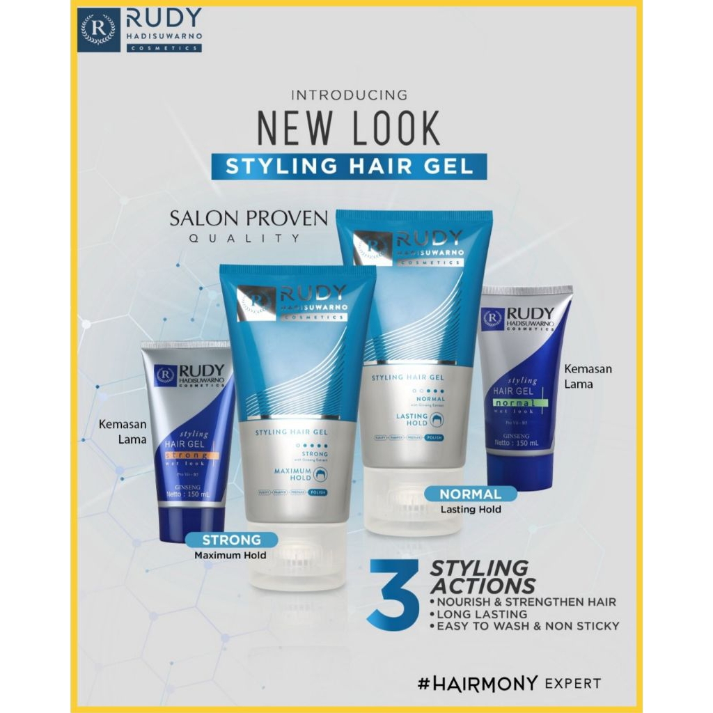 Jual RUDY HADISUWARNO Hair Gel 75 ML | Wet Look Minyak Rambut Strong ...