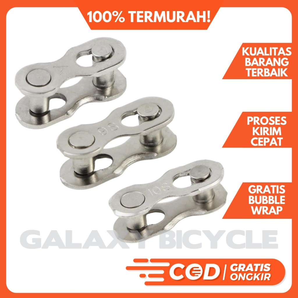 Jual Sambungan Rantai Sepeda 6, 7, 8, 9, 10 Speed Missing Link Sepeda ...