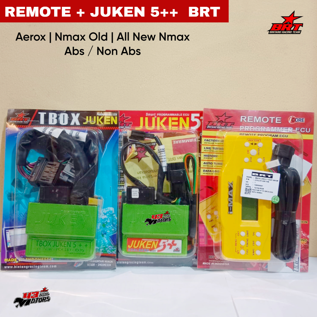 Jual BRT REMOTE + ECU JUKEN 5++ AEROX | NMAX OLD | ALL NEW AEROX ABS ...