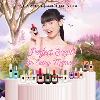 Scarlett Whitening Eau De Parfum 30ml - Parfum Wangi Soft Tahan Lama Best Seller - Dreamy / Sweet Memories / Euphoria / Velvet Rouge / Biru Samudra / Banana Fusion / Caramel Latte / Garden of Whisper / Jolly / Wanita / Pria