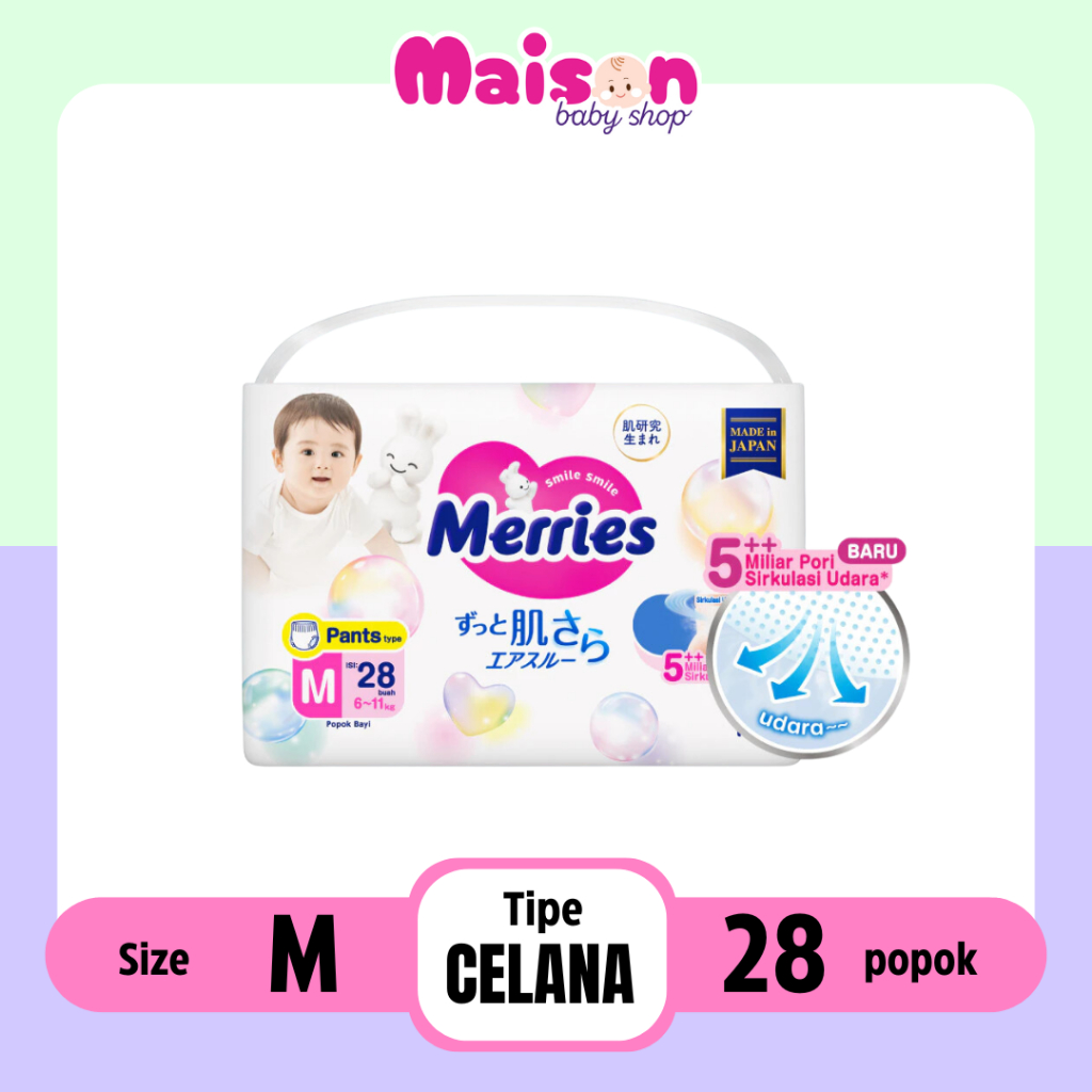 Jual Diapers Merries Tape M Terlengkap & Harga Terbaru Mei 2026 ...