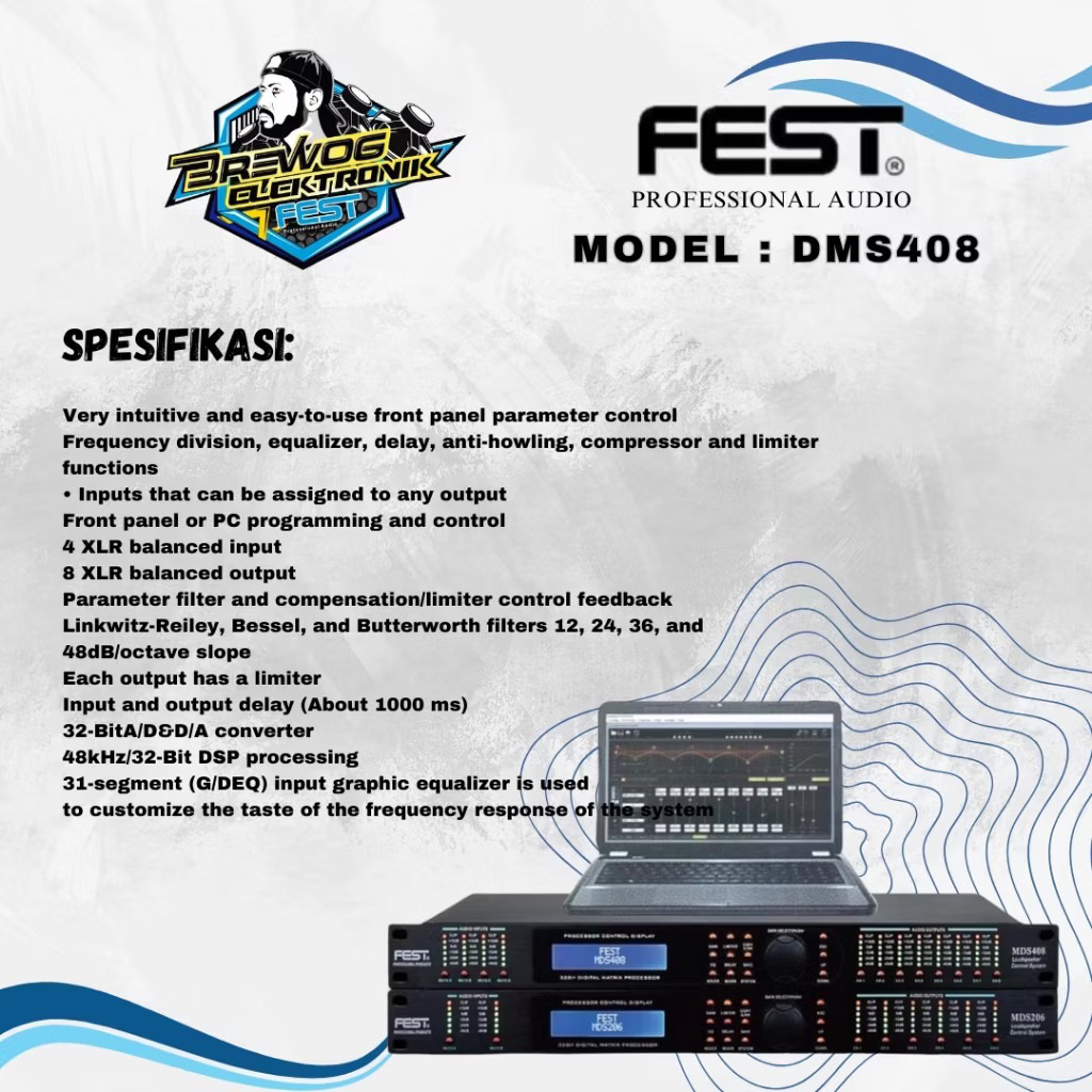 Jual Management Fest MDS 408 Original DLMS FEST MDS-408 Digital ...