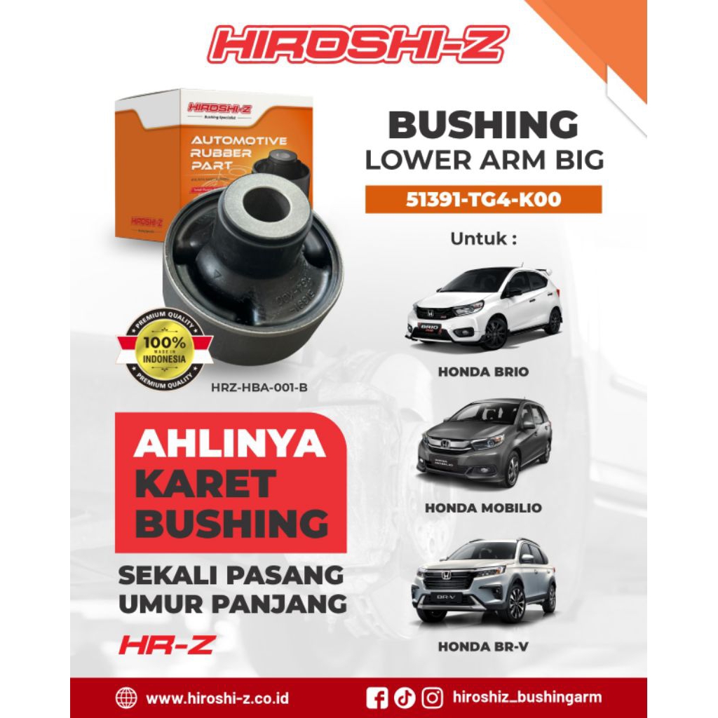Jual BUSHING ARM BESAR BRIO, MOBILIO, BRV | Shopee Indonesia