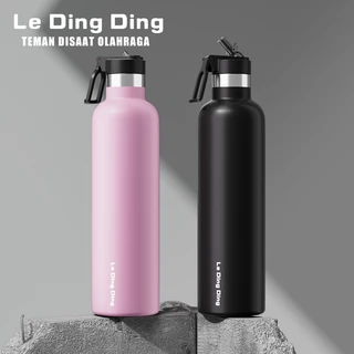 LeDingDing- Tumbler Stainless Botol Minum 1 Liter Tahan Panas Dingin Thermos Bottle SUS 316