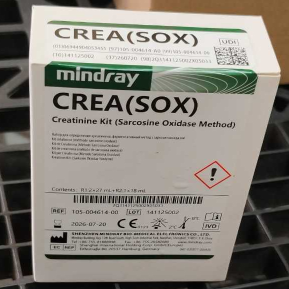 Jual Reagen Mindray Creatinine Kit (Crea)-S 2*27ml+1*18ml / Kreatinin ...