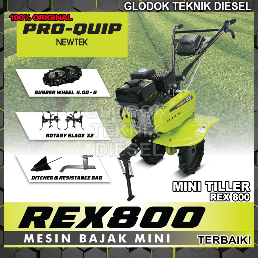 Jual Proquip Mesin Traktor Bajak Sawah Mini Tiller Cultivator REX 800 ...