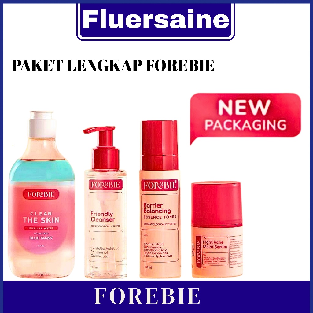 Jual Forebie 1 PAKET LENGKAP Acne Moist Serum - Official Store | Shopee ...