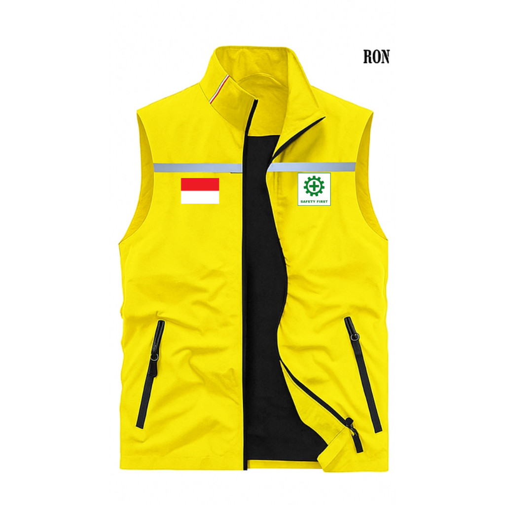 Jual Diskon !!! Rompi Safety Proyek Lapangan / Rompi Proyek Safety ...