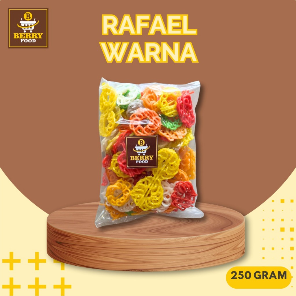 Jual Kerupuk Seblak Raphael Warna Kerupuk Mentah 250GR dan 1KG -- Berry ...