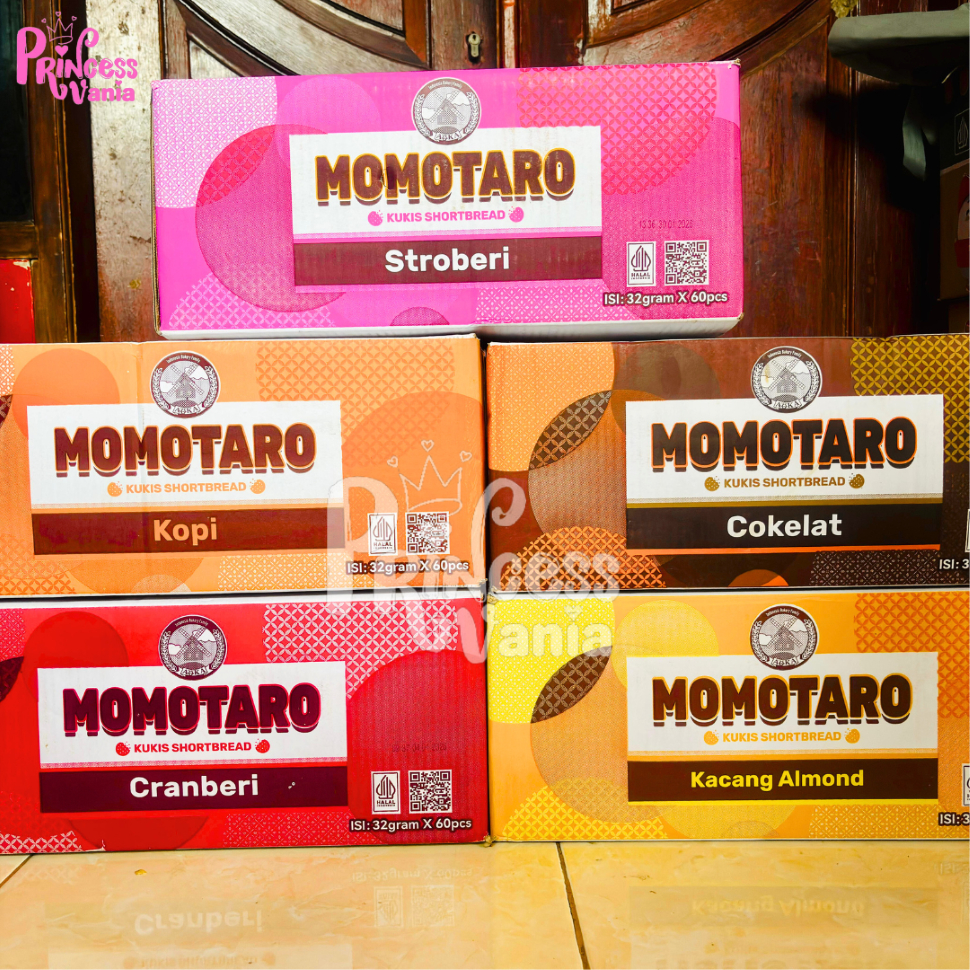 Jual GROSIR NEW MOMOTARO MINI AOKA KUKIS SHORTBREAD ISI 2 KEPING ...