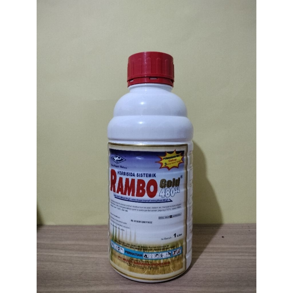 Jual Herbisida Rambo gold 480 SL kemasan 1 Ltr | Shopee Indonesia