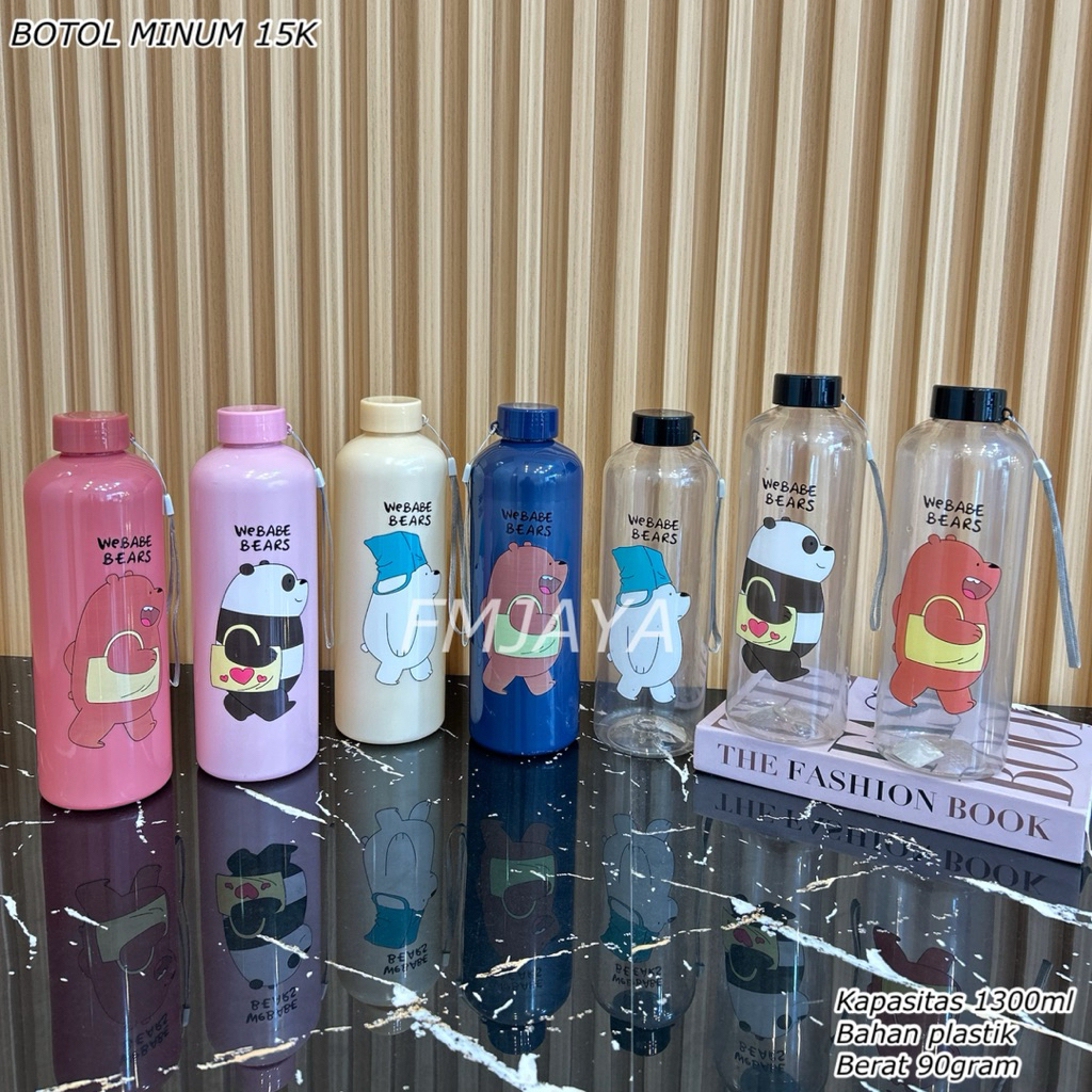 Jual BOTOL AIR MINUM 1300ML || BOTOL MINUM MOTIF || BOTOL MINUM PLASTIK ...