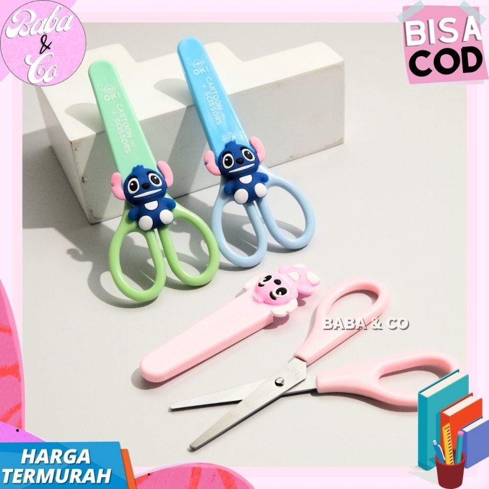Jual GUNTING STITCH SERIES GUNTING KERTAS COVER STITCH BLUE UKURAN 5 ...