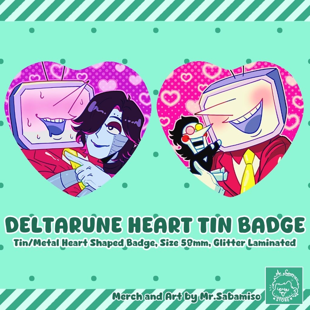 Jual DELTARUNE UNDERTALE Spamton x Tenna & Mettaton x Tenna Couple ...