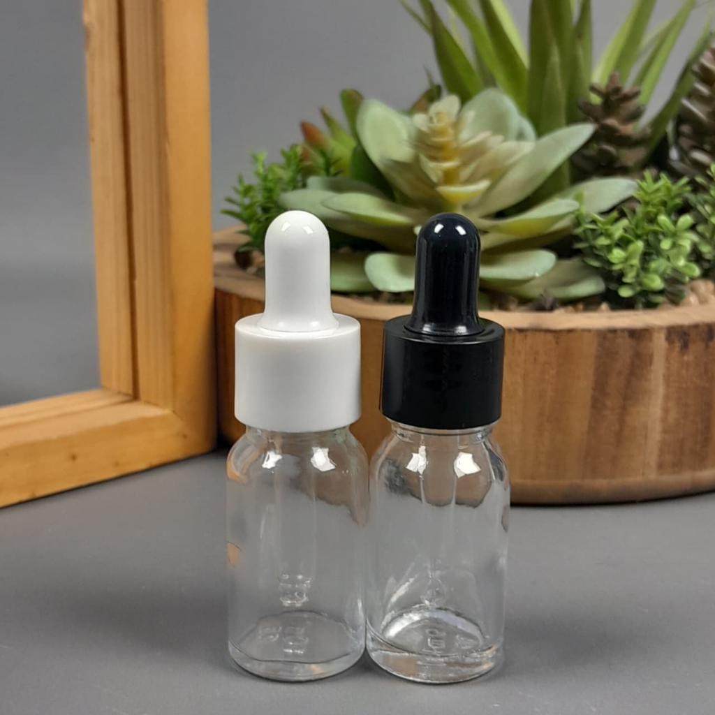 Jual Botol Kaca Pipet 10 ML Tebal - Ring Smooth / Botol Kaca 10 ML ...
