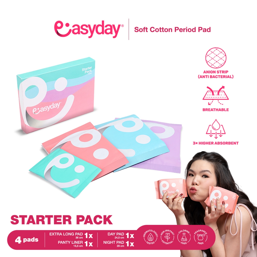 Jual Easyday Starter Kit - Starter Pack Pembalut Wanita | Premium ...