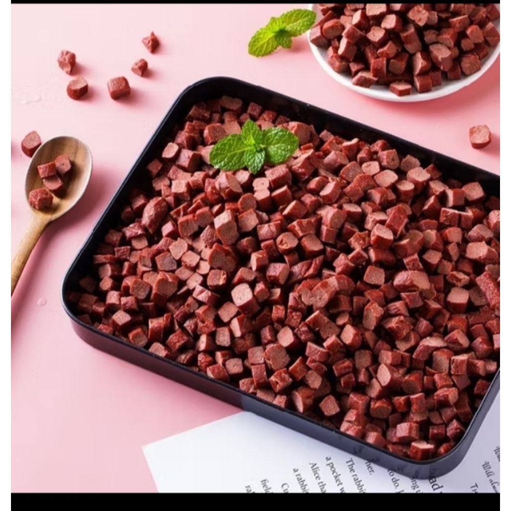 Jual Freeze Dried Beef Cubes 30 GR - Cemilan Potongan Daging Sapi Snack ...