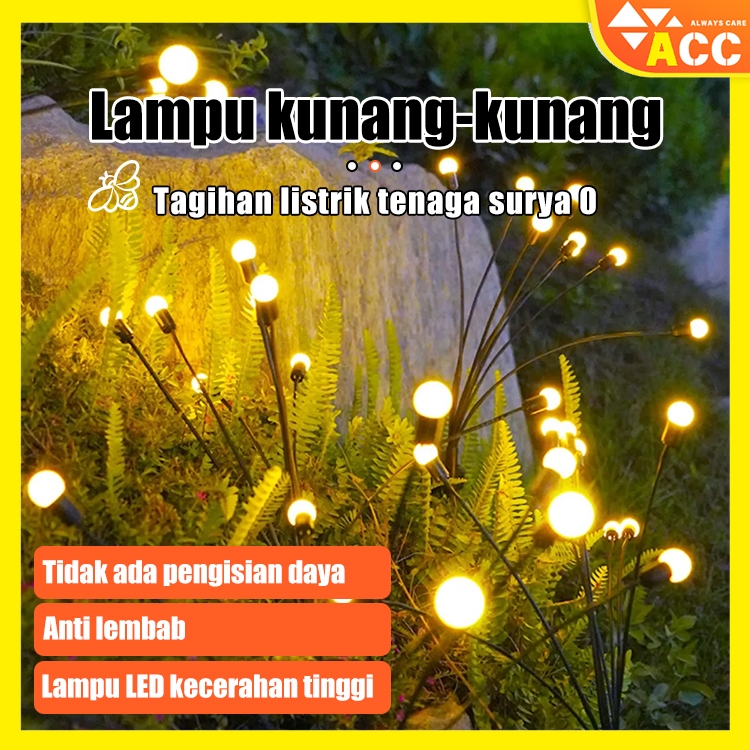 Jual ACC Lampu Tenaga Surya 8 LED | Dekorasi Taman Luar Ruangan | Solar ...