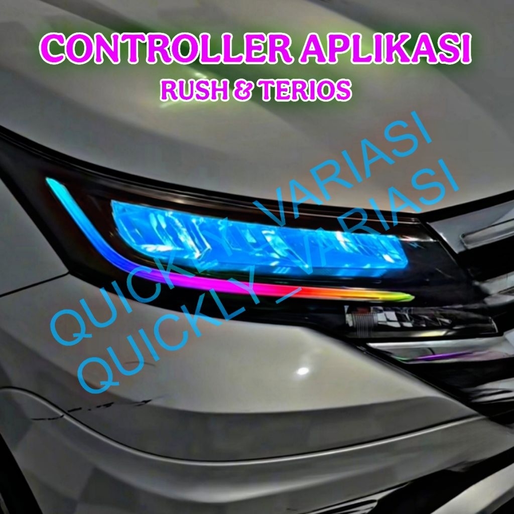 Jual Paket Lampu Alis Running RGB Rush, Terios all new 1 set Led alis ...