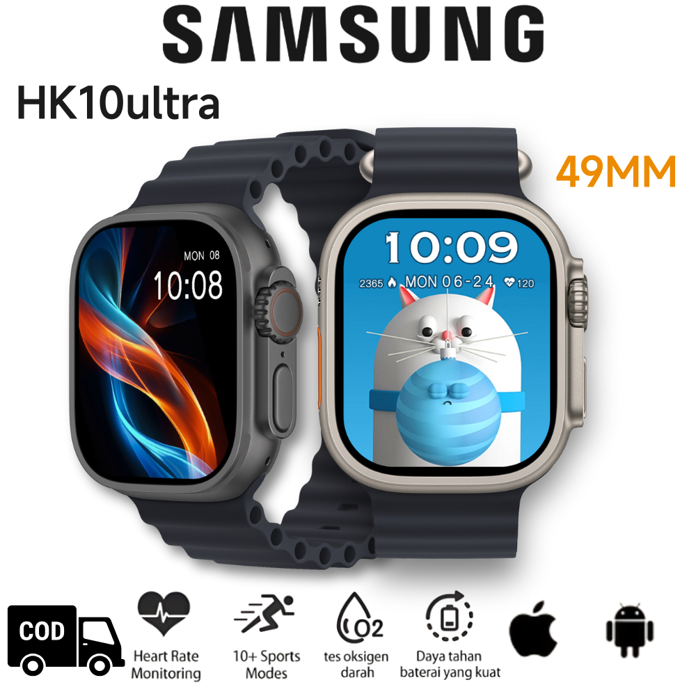 Samsung Smart Watch Ultra 49mm Fitness Smartwatch with Heart Rate Blood  Pressure Monitor, Bluetooth Calls, HD Touch Screen, Waterproof, Sport