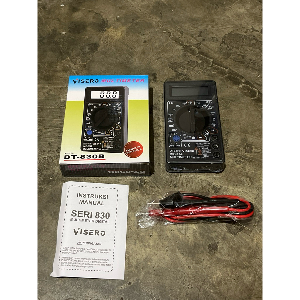 Jual Multitester Multimeter Digital DT 830 Visero | Shopee Indonesia
