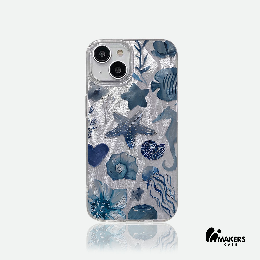 Jual MAKERS CASE starfish seaweed shells Case for Note 8 9 10 11 12 13 ...