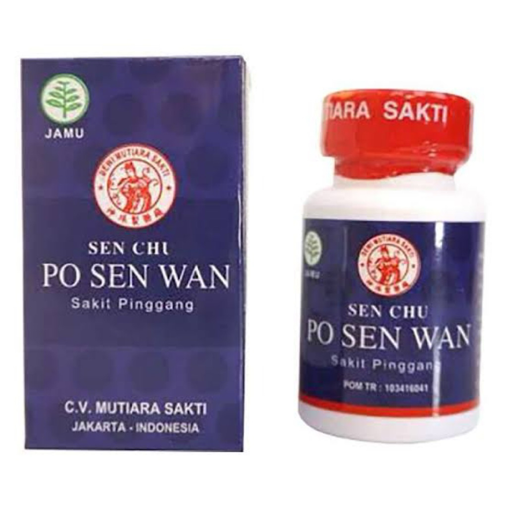 PO SEN WAN Obat Pinggang Otot & Penambah Stamina Vitalitas