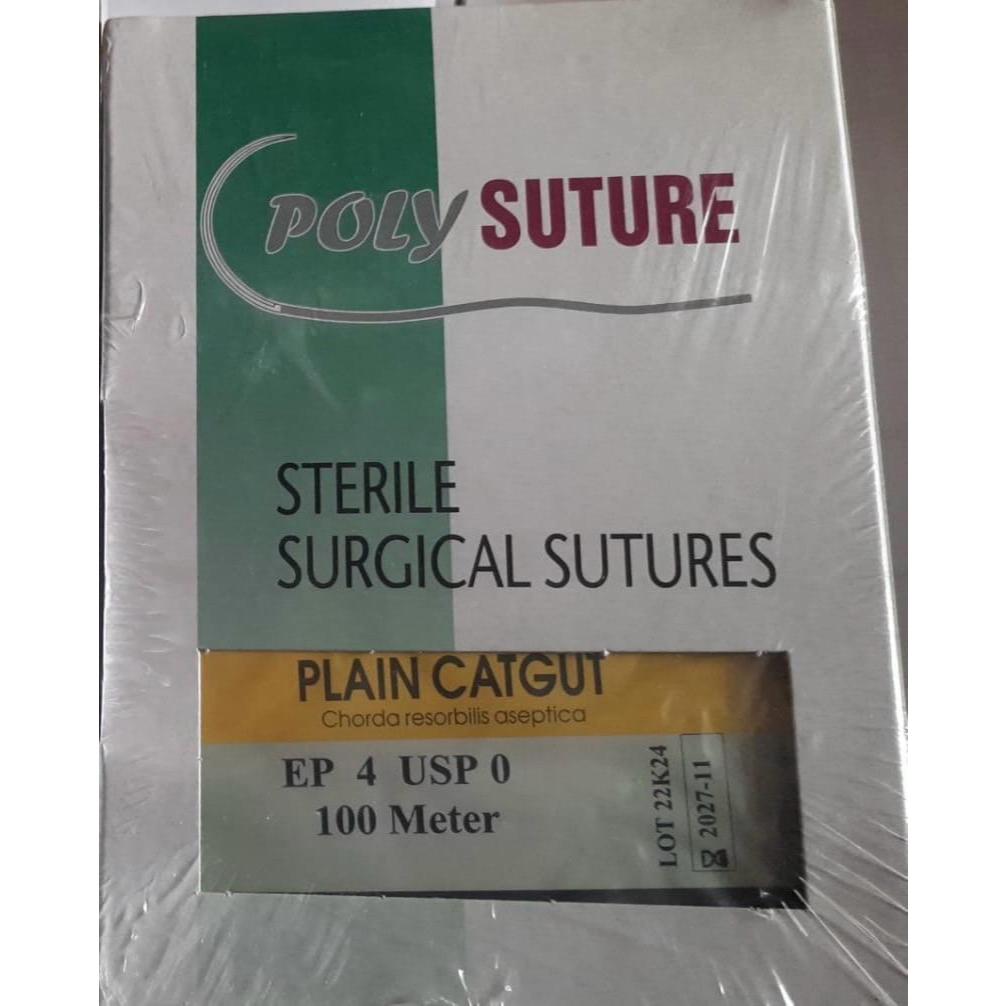 Jual STERILE SURGICAL CATGUT PLAIN POLYSUTURE | Shopee Indonesia