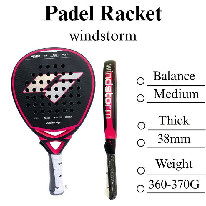 Jual RAKET PADEL GHDY CARBON WINDSTORM / RACKET PADEL GHDY CARBON ...