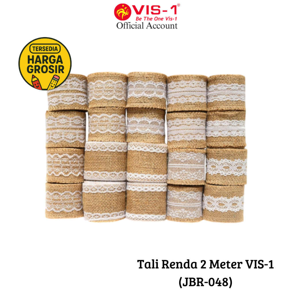 Jual VIS-1 Tali Renda kode JBR-048 / Tali Jute / Tali Rami / Tali Goni ...