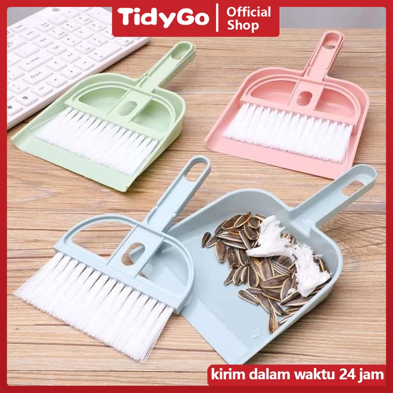 Jual TidyGo - Sapu Set | Sapu Pengki Mini Set | Mini Dustpan | Sapu ...