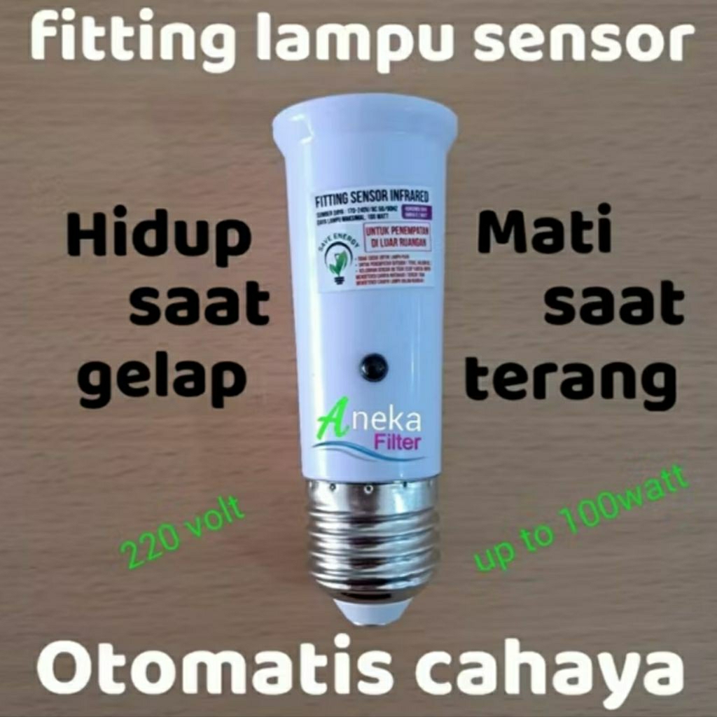 Jual fitting lampu sensor otomatis | Shopee Indonesia