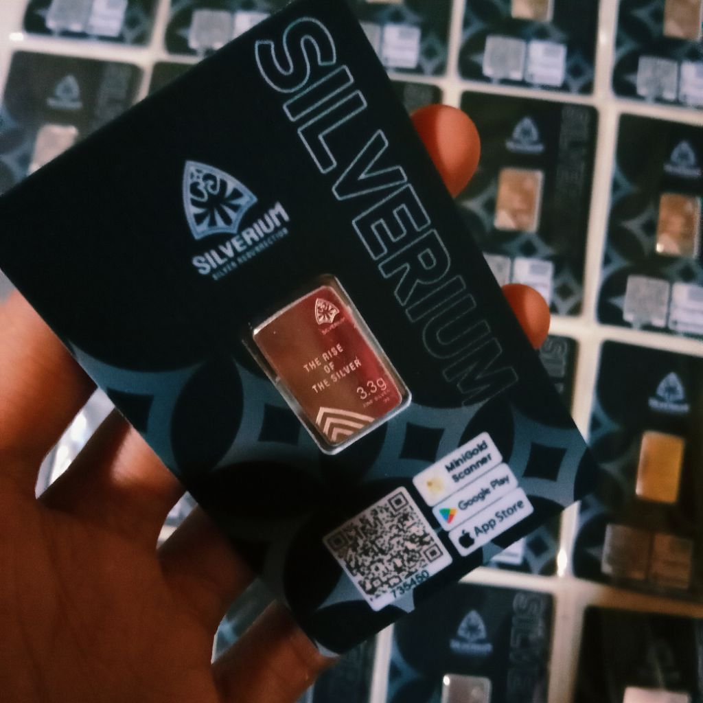 Jual Silverium 9,9gr – 3,3gr perak batangan | Shopee Indonesia