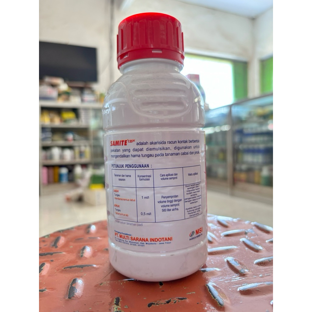 Jual SAMITE INSEKTISIDA AKARISIDA - 500ML / PEMBASMI TUNGAU | Shopee ...