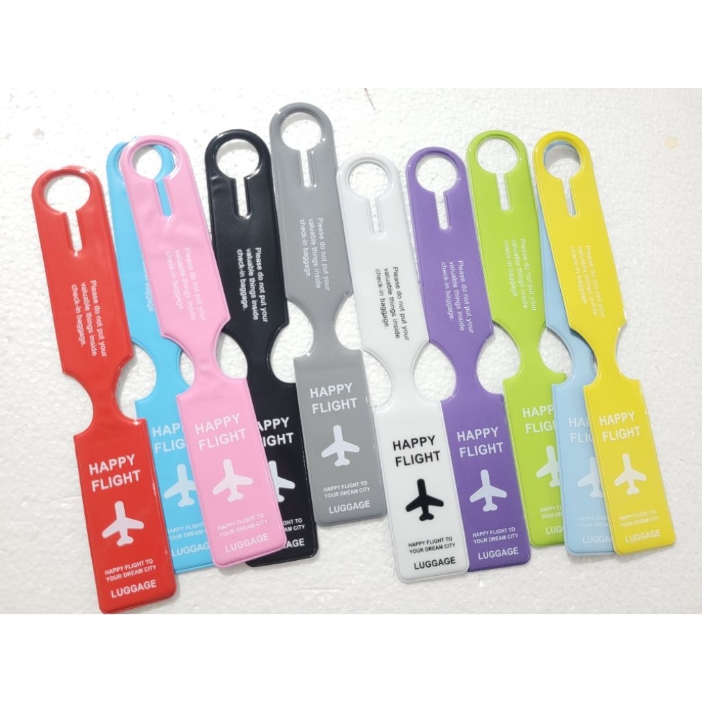 Jual LUGGAGE TAG GANTUNGAN KOPER LABEL NAMA TAS NAME TAG KOPER BAHAN ...