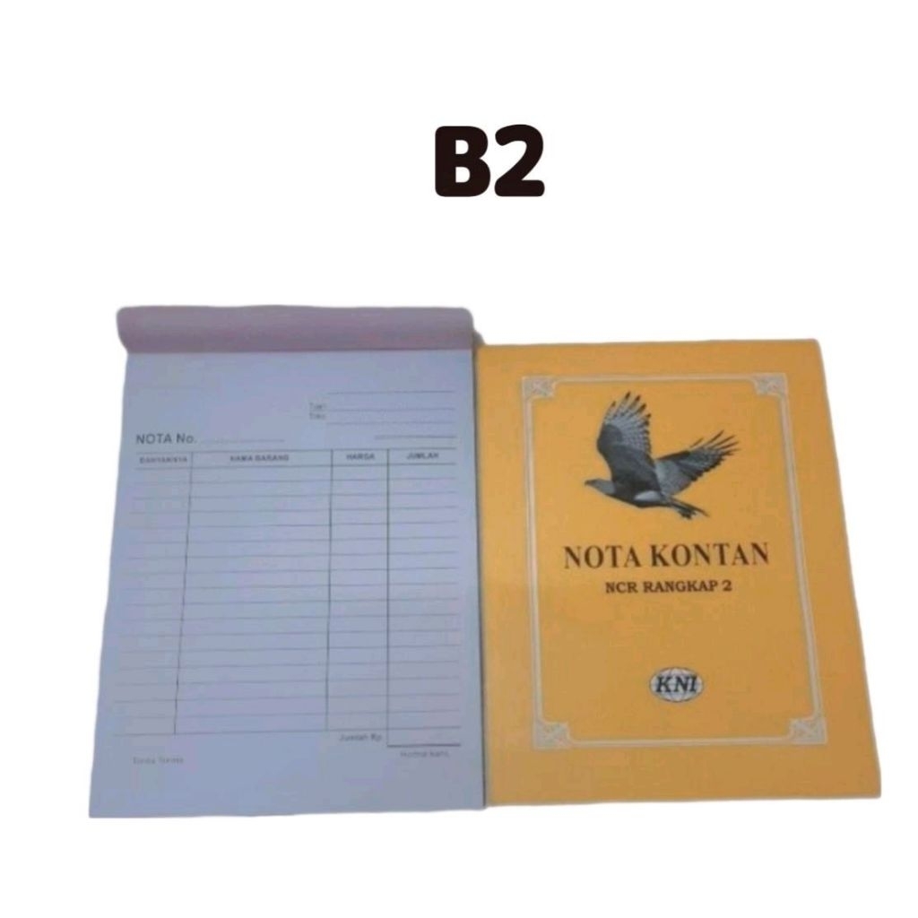 Jual ECER Nota rangkap 2ply 3ply BESAR bon KNI | Shopee Indonesia