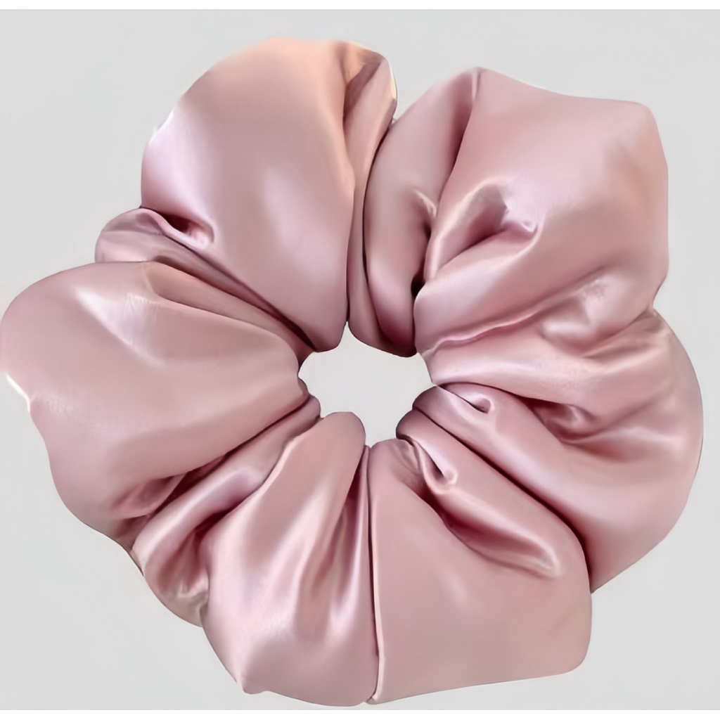 Jual SCRUNCHIE SATIN SILK IKAT RAMBUT SATIN CEPOLAN RAMBUT CEWEK KARET ...